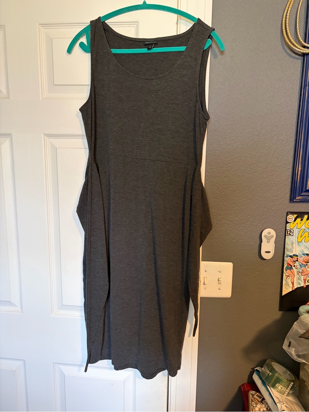 torrid Charcoal Sleeveless Midi Dress